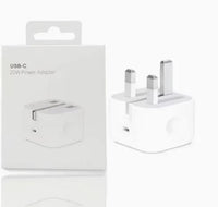 20W USB-C Fast Charger 3-Pin Power Adapter – Fast Charging for iPhone & Devices