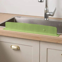 Silicone Sink Splash Guard With Suction Cups – Anti Splash Kitchen Sink Water Protector, Flexible Waterproof Splash Stopper for Faucet, Keeps Countertop Dry