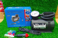 12V DC Portable Air Compressor 300 PSI Car Tyre Inflator with Pressure Gauge