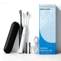 Electric Toothbrush for Adults – Rechargeable Sonic Toothbrush with Multiple Cleaning Modes, Ergonomic Design & 21.5cm Size