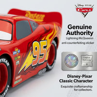Disney Pixar Cars Lightning McQueen Pull Back Friction Car – Red #95 Rust-Eze Toy Vehicle for Kids