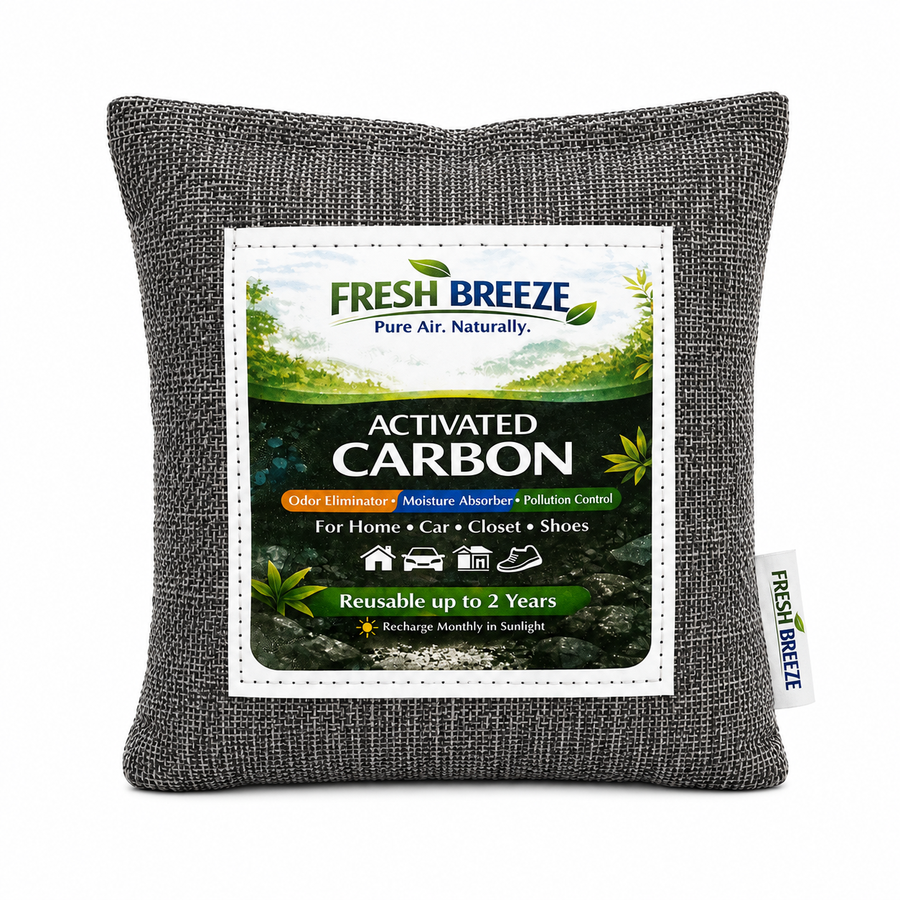 Fresh Breeze Activated Carbon Odor Eliminator & Moisture Absorber