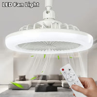 LED Ceiling Fan with Light & Remote Control – Modern Flush Mount Ceiling Fan Light, Quiet Low Profile Fan, Dimmable LED Lamp for Bedroom, Living Room & Kitchen