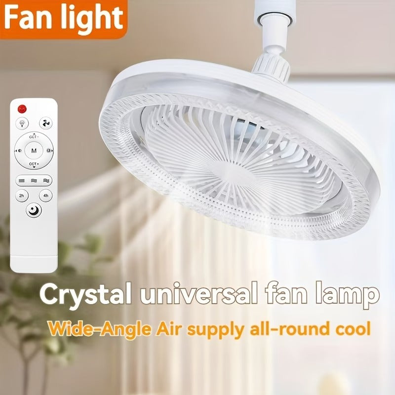 LED Ceiling Fan with Light & Remote Control – Modern Flush Mount Ceiling Fan Light, Quiet Low Profile Fan, Dimmable LED Lamp for Bedroom, Living Room & Kitchen
