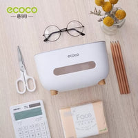 ECOCO Waterproof Wall Mounted Tissue Box with Phone Holder