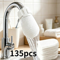 Pack of 10 Universal Faucet Water Purifier Filter Attachment – 360° Splash-Proof Tap Filter for Kitchen & Bathroom