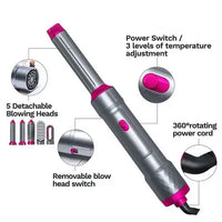 5 in 1 Hot Air Styler – Hair Dryer, Curler, Straightener & Volumizer