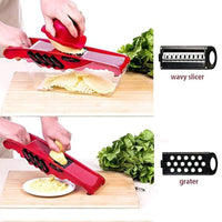 10-in-1 Multifunction Vegetable Slicer & Grater Set with Storage Box – Kitchen Cutter Tool