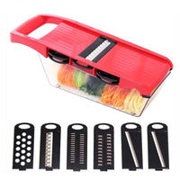 10-in-1 Multifunction Vegetable Slicer & Grater Set with Storage Box – Kitchen Cutter Tool
