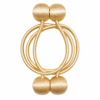 Magnetic Curtain Tiebacks | Modern No-Drill Curtain Holdbacks | Decorative Rope Curtain Tie Backs for Home & Office