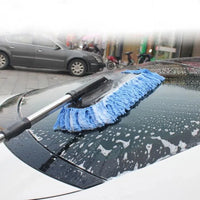 Microfiber Car Cleaning Duster with Extendable Handle – 360° Scratch-Free Dust Cleaner