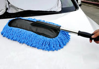 Microfiber Car Cleaning Duster with Extendable Handle – 360° Scratch-Free Dust Cleaner