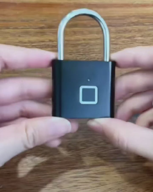 Keyless Fingerprint Security Padlock for Bags, Lockers & Home