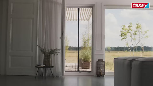 Magic Mesh Magnetic Screen Door Curtain – Easy Install Fly & Mosquito Net with Auto Magnetic Closure