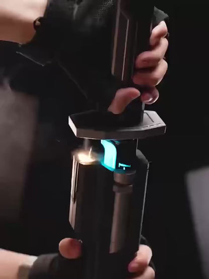 LED Spark Light Saber Toy Sword for Kids – Rechargeable Glowing Star Spark Sword with Sound Effects | Outdoor Parent-Child Adventure Toy