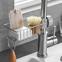 Stainless Steel Faucet Rack | Rustproof Sink Organizer