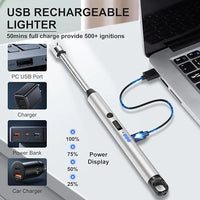 USB Rechargeable Arc Candle Lighter | Electric Lighter