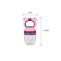 Bear Baby Fruit Feeder Pacifier | Silicone Teething Toy
