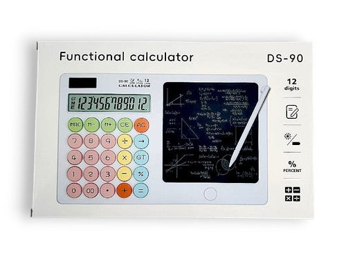 Smart LCD Writing Tablet Calculator | 12-Digit Pad