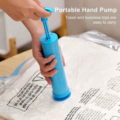 6PCS Vacuum Storage Bags Set with Hand Pump