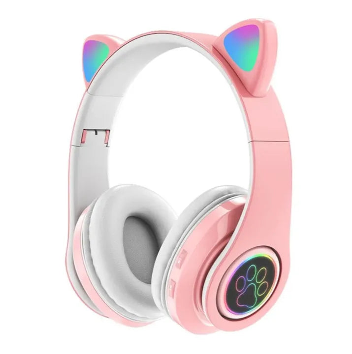 STN-28 Cat Wireless Bluetooth Headphones – Cute Cat Ear Over-Ear Headset