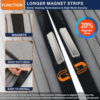 Magic Mesh Magnetic Screen Door | Mosquito Net Curtain