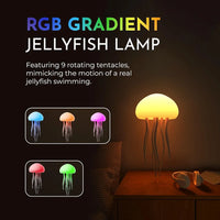 Floating Jellyfish LED Lamp | Voice Control RGB Night Light