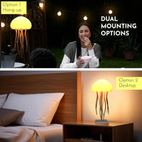 Floating Jellyfish LED Lamp | Voice Control RGB Night Light