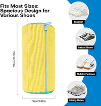 Shoe Washing Machine Bag – Reusable Sneaker Laundry Mesh Bag for Washer & Dryer | Shoe Cleaner Protector