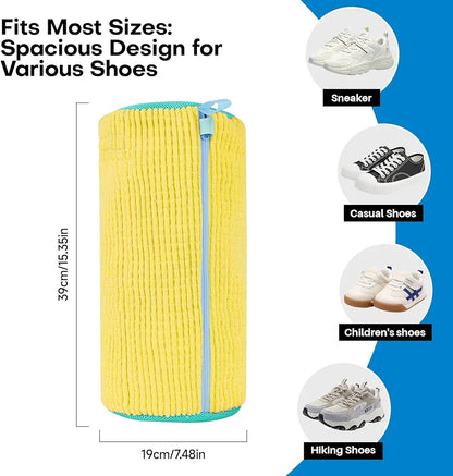 Reusable Shoe Washing Machine Laundry Bag – Sneaker Cleaning Mesh Bag for Washer & Dryer | Shoe Cleaner Protector