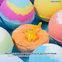 15-Piece Kids Bath Bomb Gift Set - Natural Moisturizing Bath Balls with Surprise Toys