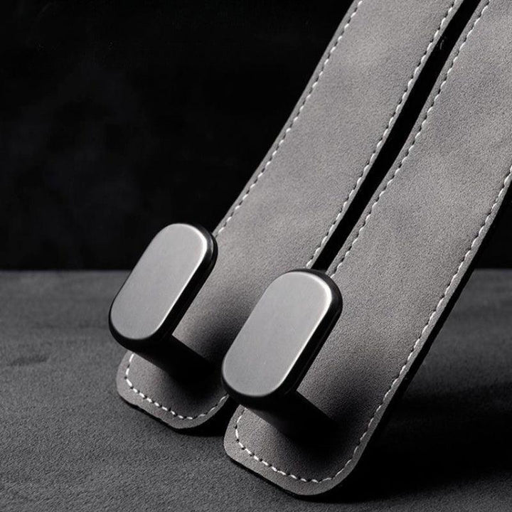 Car Seat Hooks & Bag Holder  2-in-1 Headrest Organizer
