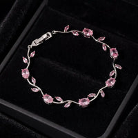 Elegant Tulip Flower Bracelet | Adjustable Floral Jewelry