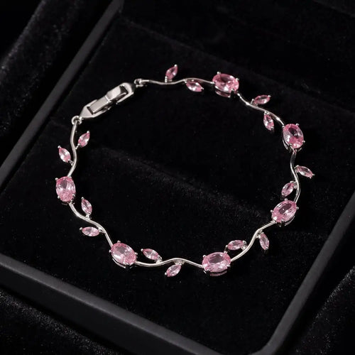 Elegant Tulip Flower Bracelet | Adjustable Floral Jewelry
