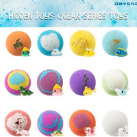 15-Piece Kids Bath Bomb Gift Set - Natural Moisturizing Bath Balls with Surprise Toys