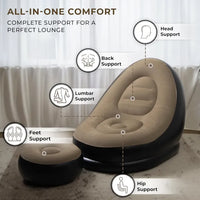 Portable Inflatable Sofa | Durable Air Lounge Chair