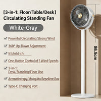 AeroFlow 360° Smart Air Circulator Pedestal Fan