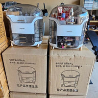 Luxury Cosmetic Organizer Box | Dustproof Makeup Storage