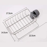 Stainless Steel Faucet Rack | Rustproof Sink Organizer