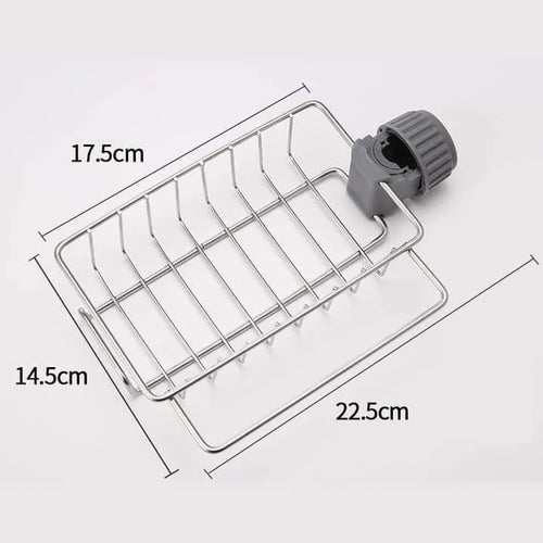 Stainless Steel Faucet Rack | Rustproof Sink Organizer