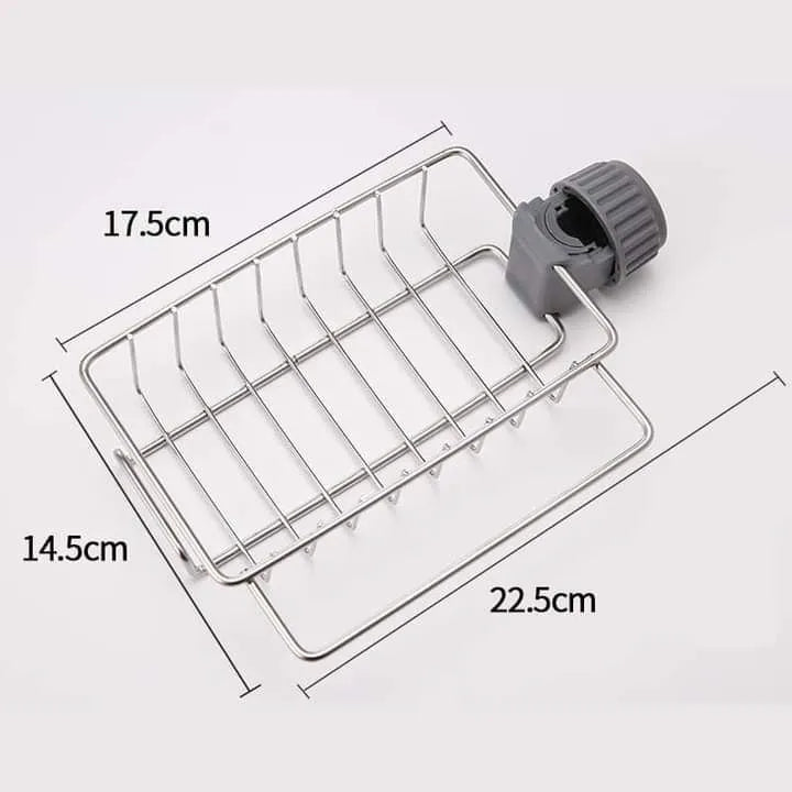 Stainless Steel Faucet Rack | Rustproof Sink Organizer