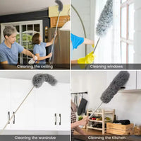 360° Extendable Ceiling Fan Duster with Microfiber Head