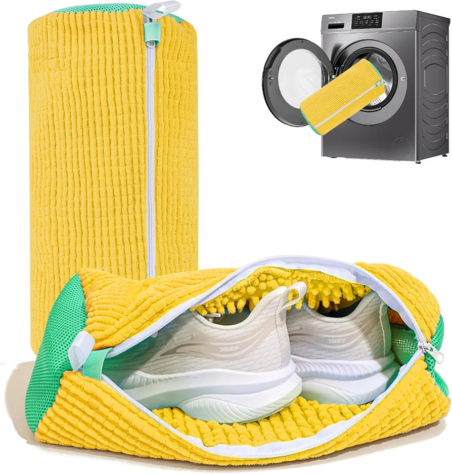 Shoe Washing Machine Bag – Reusable Sneaker Laundry Mesh Bag for Washer & Dryer | Shoe Cleaner Protector
