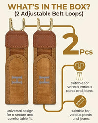 Men's Elastic Stretch Belt | Adjustable No-Hole Waist Belt