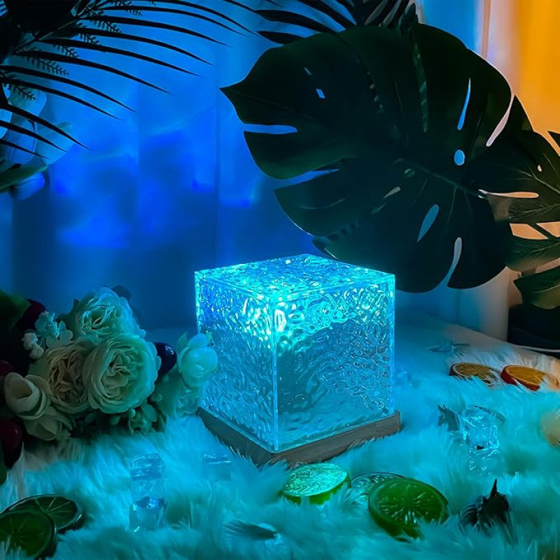 Dynamic Water Ripple Lamp – RGB Ambient Mood Light