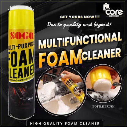 SOGO Multi-Purpose Foam Cleaner – Fabric, Carpet & Leather Cleaning Spray | Car & Home Upholstery Foam Cleaner