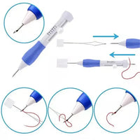 Magic Embroidery Pen Set  Punch Needle Kit for DIY Craft, Sewing & Hand Embroidery