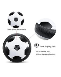 Indoor Hover Soccer Ball with LED Lights for Kids & Toddlers | Floating Air Football Toy | Safe Soft Foam Bumper