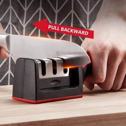 Professional Blade Sharpening Tool – Multi-Function Knife Sharpener Stone | Compact & Durable Universal Blade Sharpener for Kitchen Knives, Scissors & Tools