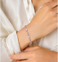 Elegant Tulip Flower Bracelet | Adjustable Floral Jewelry